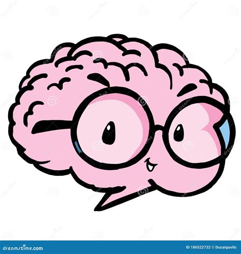 Brain Wearing Glasses