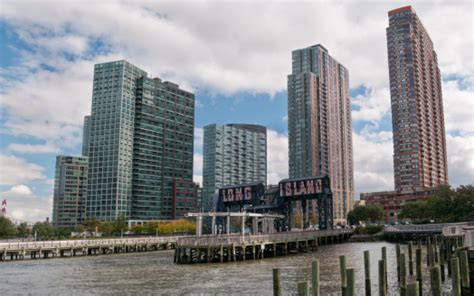 View Of Long Island City Waterfront Stock Photo Download Image Now