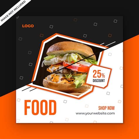 Premium Psd Food Social Media Post Template