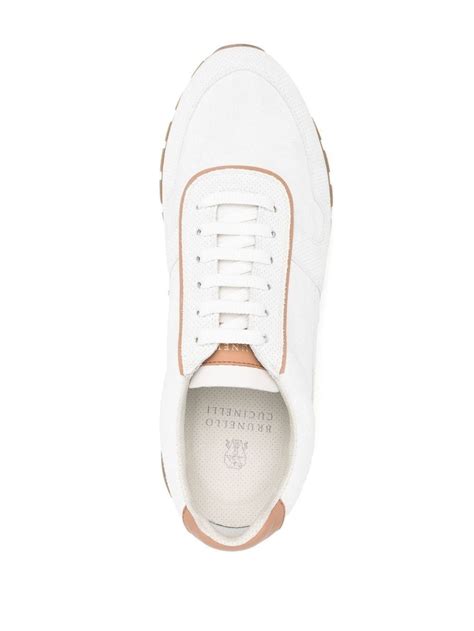 Low Top Panelled Sneakers Brunello Cucinelli Eraldo Us