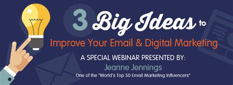 Webinar Big Ideas To Improve Your Email Marketing