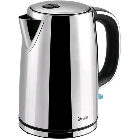 Swan 1.7ltr 3Kw Polished Stainless Steel Kettle | J Harries Ltd