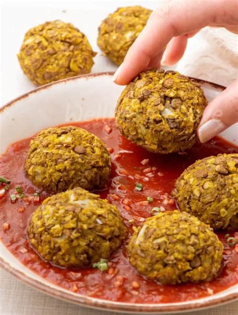 Healthy Vegan Lentil Meatballs Wellnessdove