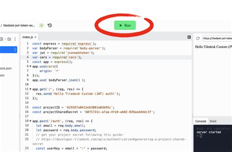 Jwt Custom Authentication Tutorial Tiledesk Developer Hub