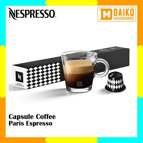 Jual Capsule Nespresso Paris Espresso Original Nestle 1 Pack Coffee