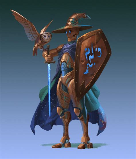 Oc Comm Warforged War Magic Wizard Rdnd