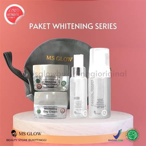 Jual Paket Ms Glow Whitening Series Shopee Indonesia