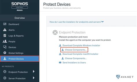 Sophos Central Intercept X Installieren Windows