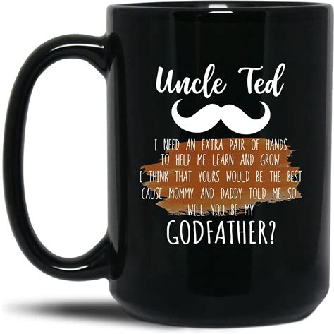 Amazon Godfather Coffee Mug Will You Be My Godfather Mug Custom