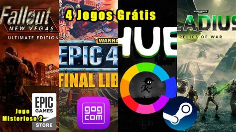 4 Jogos Grátis Segundo jogo misterioso da Epic 25 05 1 na GOG e 2