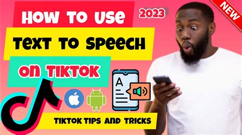 How To Do Text To Speech On TikTok Use Text To Speech On TikTok