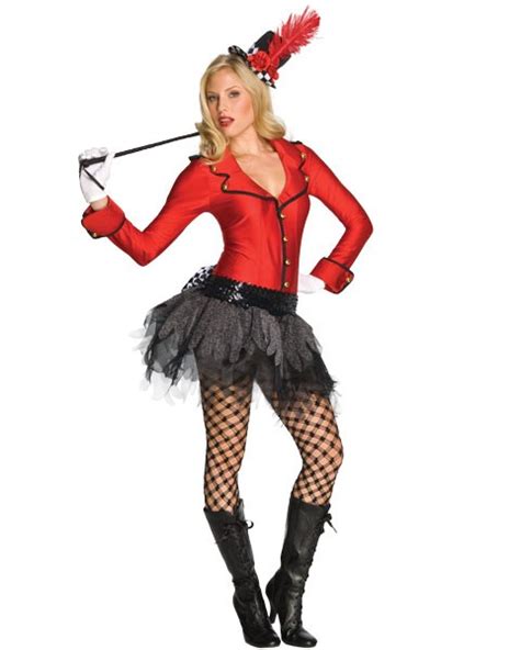 Sexy Ringmaster Costume Adult Circus Ring Master Womens Halloween Ebay