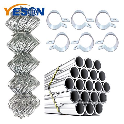 Galvanized Pvc Coated Mesh Rolls Cyclone Wire Chainlink Fence Panels