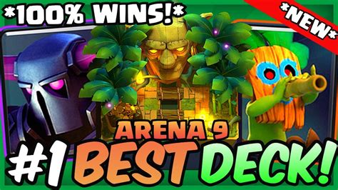 New Best Deck For Arena In Clash Royale Youtube