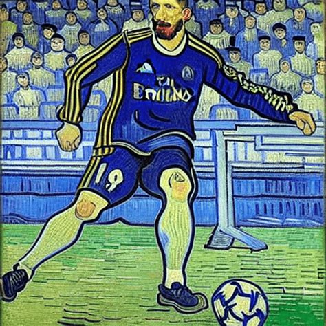 Real Madrid By Vincent Van Gogh Creative Fabrica