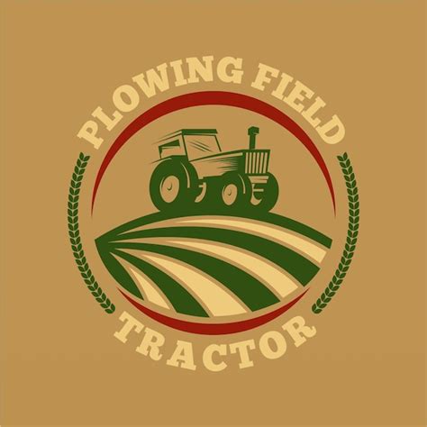 Premium Vector Farm Tractor Logo Design Template