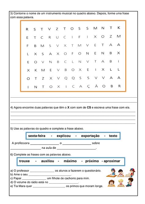 Ortografia Atividade De L Ngua Portuguesa Para Trabalhar A Ortografia