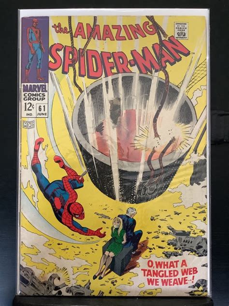 The Amazing Spider Man 61 1968 Comic Books Silver Age Marvel