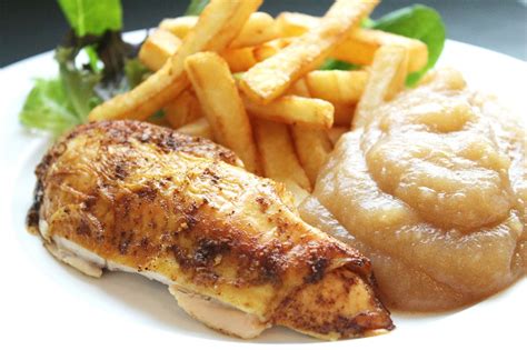 Poulet Compote Et Frites Id Es Recettes