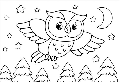 Owl F Rbung Seite Kostenlose Druckbare Malvorlagen F R Kinder