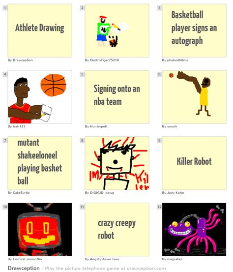 Athlete Drawing Drawception