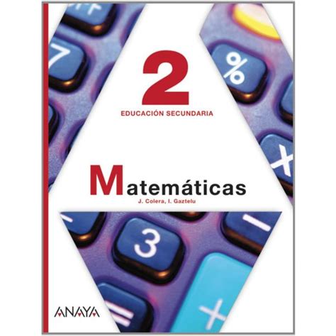 Matematicas 2 ESO ANAYA Especialistas En Compra Y Venta De Libros De