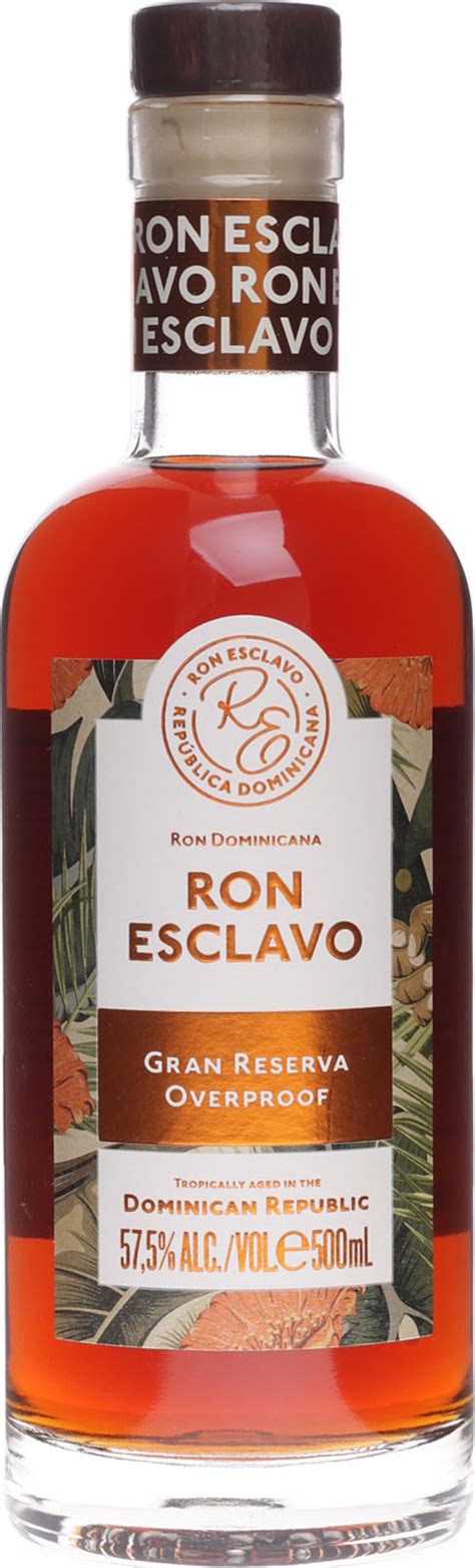 Ron Esclavo Gran Reserva Overproof 0 5 Liter 57 5 Vol