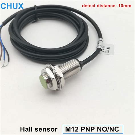 Permanent Switch M12 PNP Nc 10mm Hall Sensor Proximity Switch With