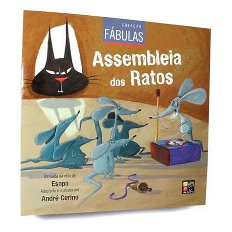 Assembleia Dos Ratos Fabulas Infantis Livro Ilustrado Shopee Brasil