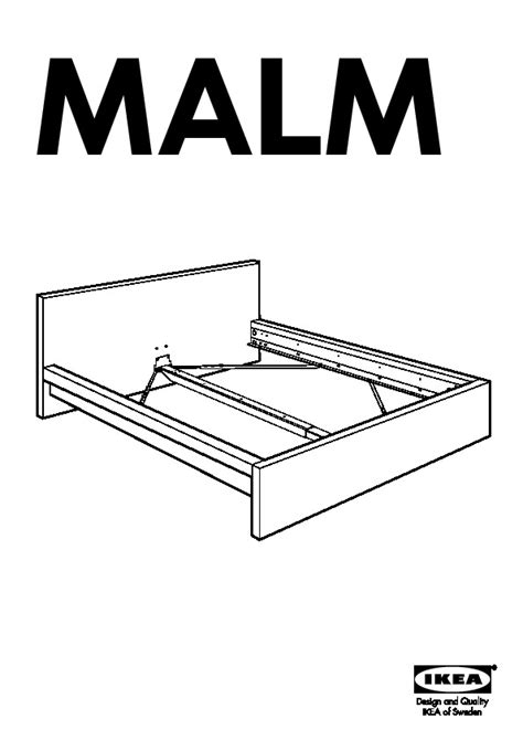 MALM Cadre de lit bas plaqué chêne blanchi Lade IKEA France IKEAPEDIA