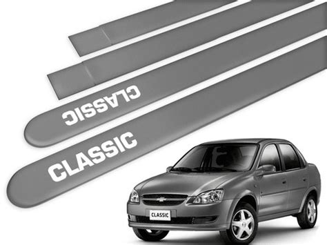 Friso Lateral Original Chevrolet Classic 2014 Cinza Rusk Parcelamento