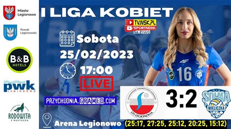 tv nsk pl NA ŻYWO LTS Legionovia Legionowo UJ CM Solna Wieliczka 3