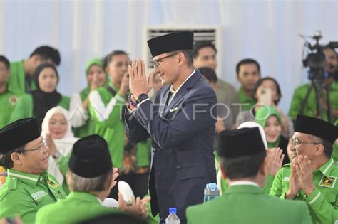 Sandiaga Salahuddin Uno Resmi Gabung PPP ANTARA Foto