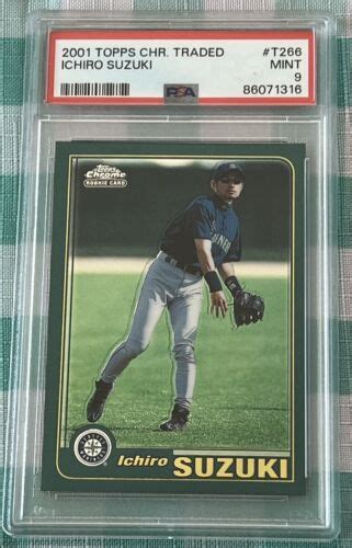 Topps Traded Rookies Chrome T Ichiro Suzuki Rc Ebay