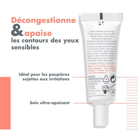 Avene Contour Des Yeux Soin Apaisant Rougeurs Irritations