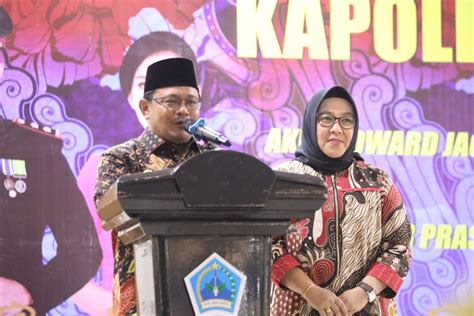 Pj Bupati Bantaeng Di Momentum Kenal Pamit Kapolres Kita Bikin