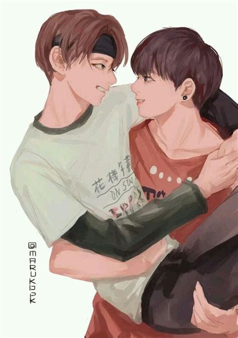 KookV KookTae Picture Of KookTae 18 Fanart KV Bts Fanart