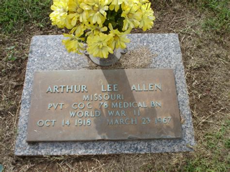 Arthur Lee Allen 1918 1967 Find A Grave Memorial