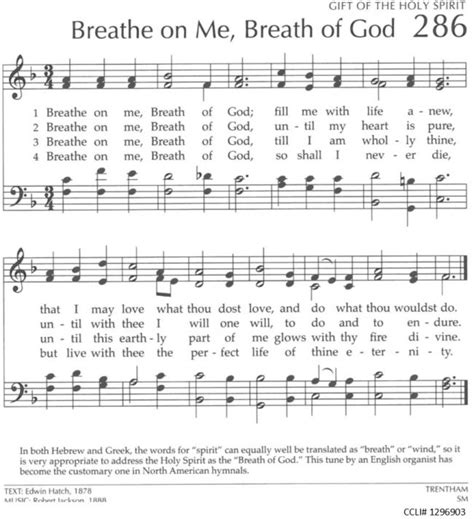 Breathe on Me, Breath of God ~ Hymn 286 ‹ First Presbyterian Winter Haven