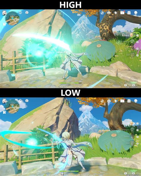 Genshin Impact Graphic Comparison