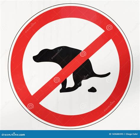 Signe Interdit Déféquer Des Chiens Illustration Stock Illustration du