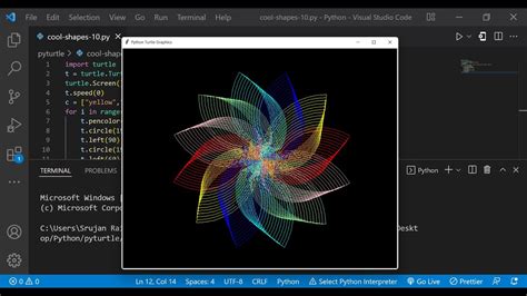 Python Turtle Graphics 17 Cool Shape Drawing Python Turtle Coding