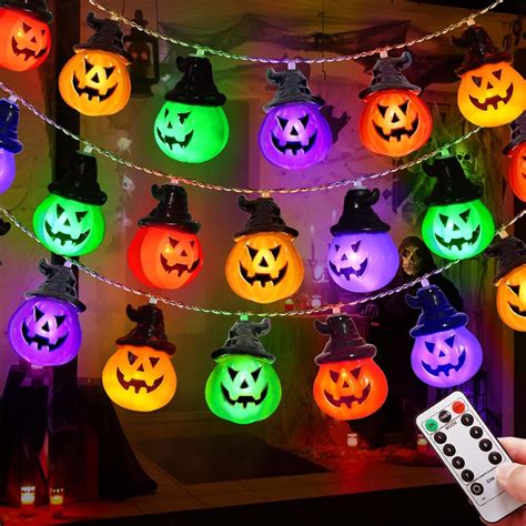 Homeleo 2024 Unique Halloween Decorations Indoor 5M 30 LED Battery