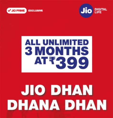 Jio Launches Prepaid Plan 349 399 And Revises Existing Ones