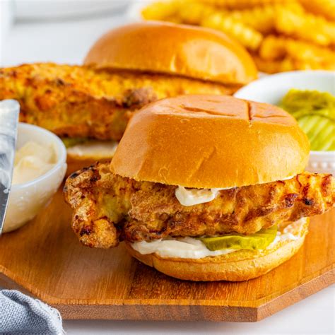 Air Fryer Popeyes Chicken Sandwich (Copycat) - Fork To Spoon