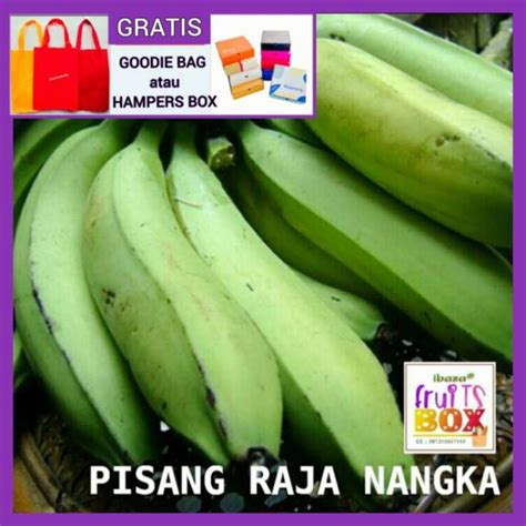 Jual Fruitsbox Buah Pisang Raja Nangka Per Sisir Ukuran Sedang Halal