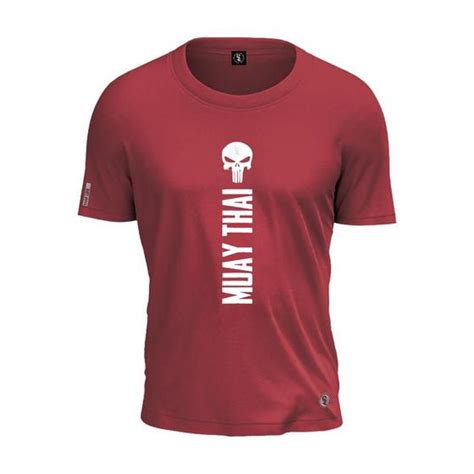 Camiseta Muay Thai Caveira Skull Blue Lutador Shap Life Camiseta