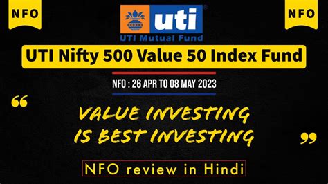 Uti Nifty Value Index Fund Nfo Review In Hindi Uti Mutual