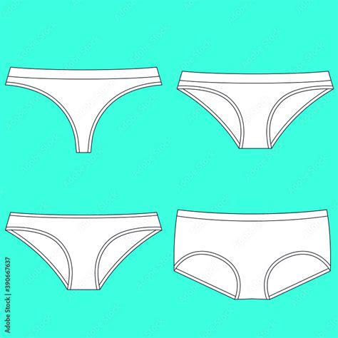 Hand Drawn Doodle Lingerie Icon Set Fashion Feminine Vector