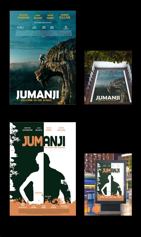 jumanji poster on Behance